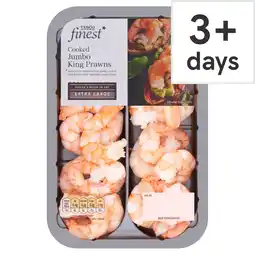 Tesco Tesco finest cooked jumbo king prawns 150g offer
