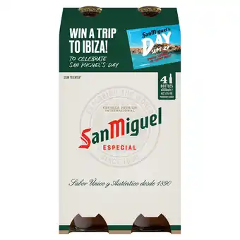 Tesco San miguel 4x330ml offer