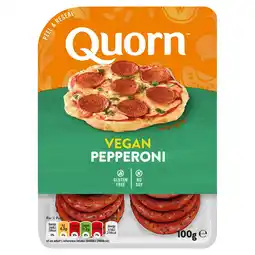 Tesco Quorn vegan pepperoni slices 100g offer