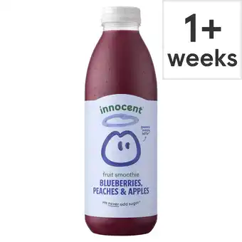 Tesco Innocent blueberries peach & apple smoothie 750 ml offer