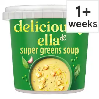 Tesco Deliciously ella super greens soup 525g offer