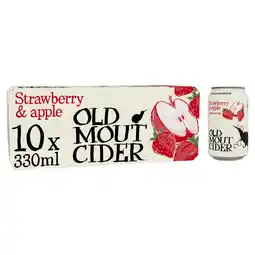 Tesco Old mout strawberry & apple flavoured cider 10 x 330ml offer