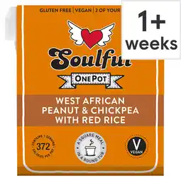 Tesco Soulful one pot african peanut & chickpea rice 380g offer