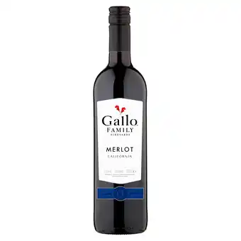 Tesco Gallo family vineyards merlot 75cl offer