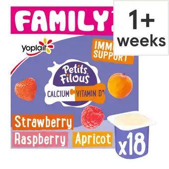 Tesco Petits filous variety fromage frais 18x47g offer