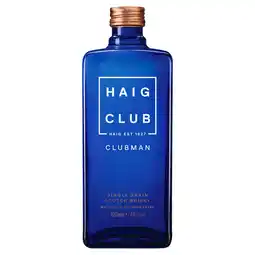 Tesco Haig club clubman whisky 70cl offer