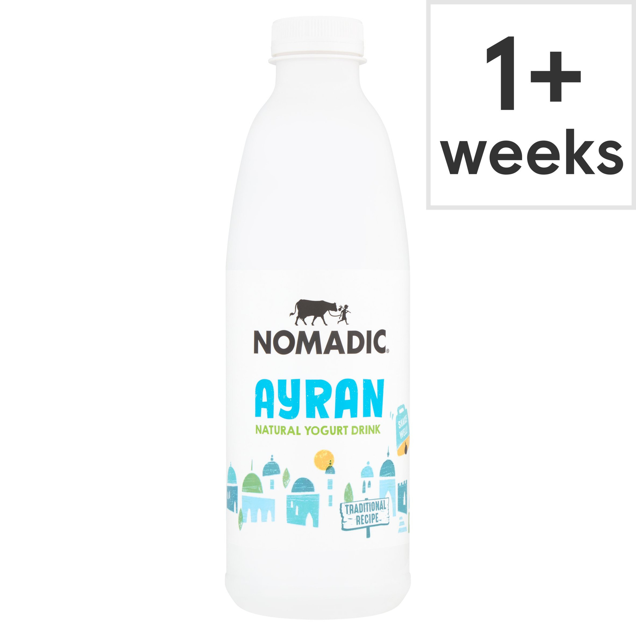 Nomadic ayran natural yogurt drink 1 litre offer at Tesco