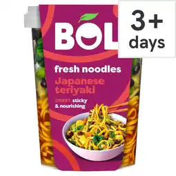 Tesco Bol posh noodles sweet & sticky teriyaki udon 360g offer