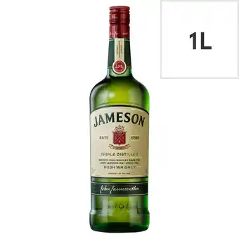Tesco Jameson irish whiskey 1l offer