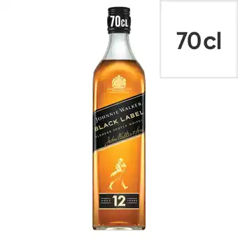 Tesco Johnnie walker black label 12yo whisky 70cl offer