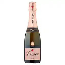 Tesco Lanson le rose champagne 375ml offer