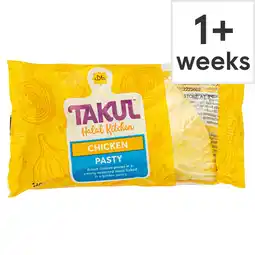 Tesco Takul halal kitchen chicken pasty 140g offer