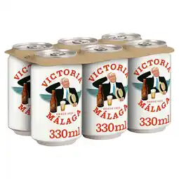 Tesco Victoria malaga beer 6x330ml offer