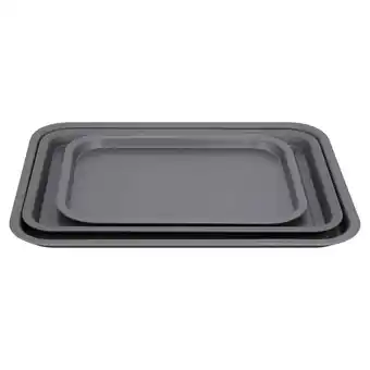 Tesco Tesco 3 pack oven tray 28cm 35cm 38cm offer