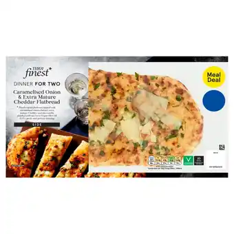 Tesco Tesco finest caramelised onion & cheddar flatbread 235g offer