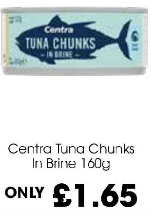 Centra Tuna Chunks In Brine 160g