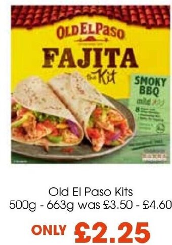 Centra Old El Paso Kits 500g-663g offer
