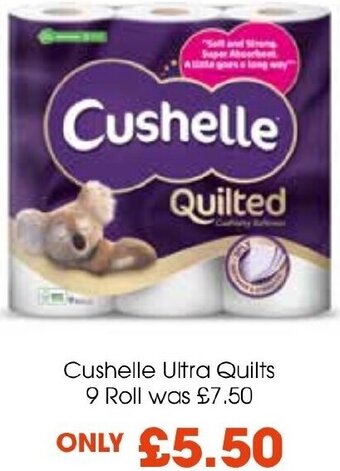 Centra Cushelle Ultra Quilts 9 Roll offer