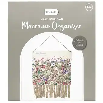 Tesco Kit & kraft macrame organiser offer