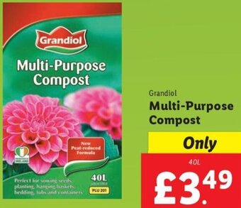 Lidl Grandiol Multi-Purpose Compost 40L offer