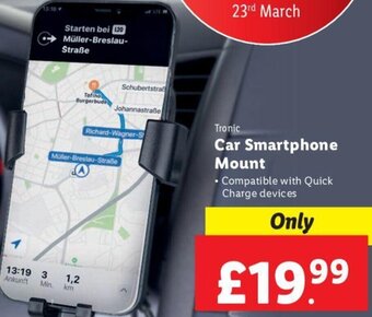 Lidl Tronic Car Smartphone Mount offer