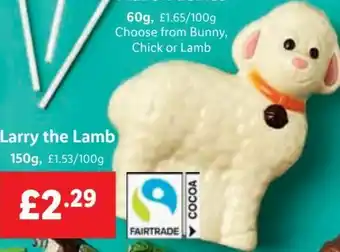 Lidl Larry the Lamb 150g offer