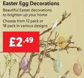Lidl Easter Egg Decorations offer