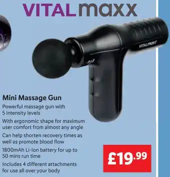Lidl VitalMaxx Mini Massage Gun offer