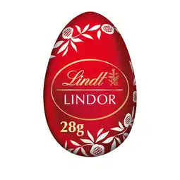 Tesco Lindt lindor filled egg 28g offer