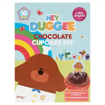 Tesco Cake angels hey duggee chocolate cup cake kit 176g offer