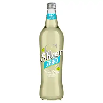 Tesco Shloer zero calorie sparkling white grape 750ml offer