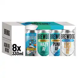 Tesco Brewdog alcohol free beer mixed pack 8x330ml offer