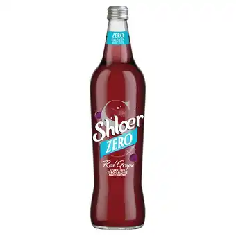 Tesco Shloer zero calorie sparkling red grape 750ml offer