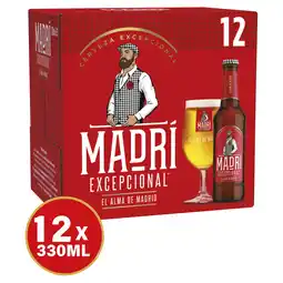 Tesco Madri excepcional premium lager 12x330ml offer