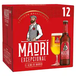 Tesco Madri excepcional premium lager 12x330ml offer