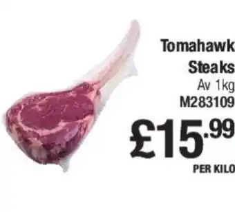 Makro Tomahawk Steaks 1kg offer
