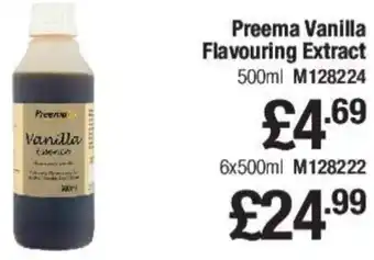 Makro Preema Vanilla Flavouring Extract 500ml offer