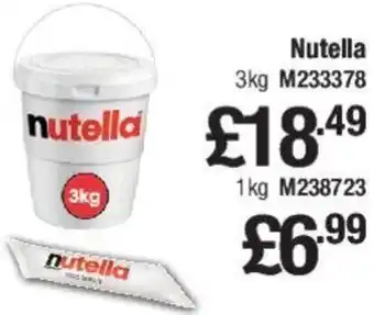 Makro Nutella 3kg offer