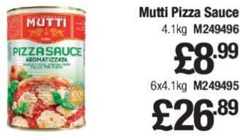 Makro Mutti Pizza Sauce 4.1kg offer
