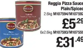 Makro Reggia Pizza Sauce Plain/Spiced 6x2.6kg offer