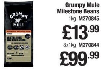 Makro Grumpy Mule Milestone Beans 8x1kg offer
