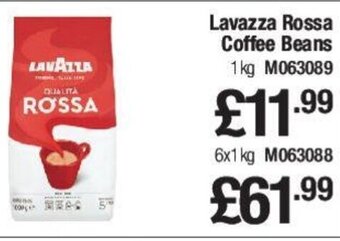 Makro Lavazza Rossa Coffee Beans 1kg offer