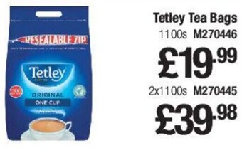 Makro Tetley Tea Bags 1100s offer