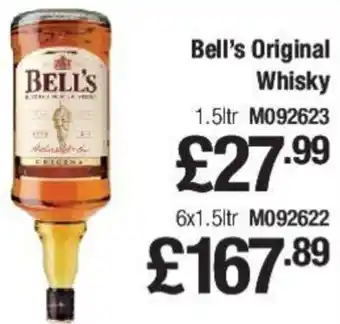 Makro Bell's Original Whisky 1.5ltr offer
