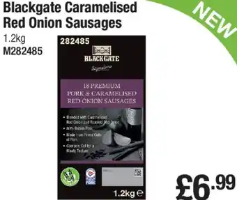 Makro Blackgate Caramelised Red Onion Sausages 1.2kg offer