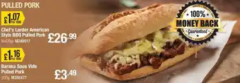 Makro Baraka Sous Vide Pulled Pork 300g offer
