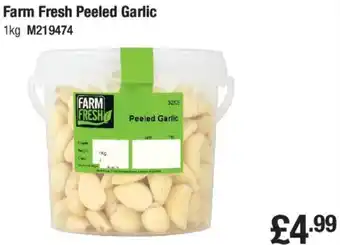 Makro Farm Fresh Peeled Garlic 1kg offer