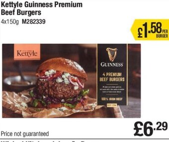 Makro Kettyle Guinness Premium Beef Burgers offer