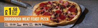 Makro Sourdough Meat Feast Pizza offer