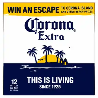Tesco Corona extra 12x330ml offer